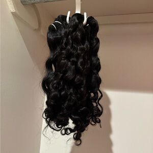 Not for sale 3 Bundles Raw Indian Curly Hair – 22” & 24”